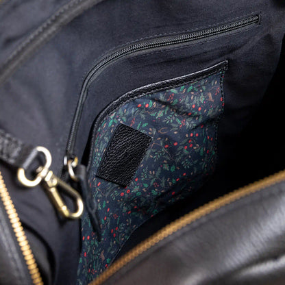Alder Pebble Grain Leather Techbag