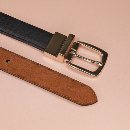 The Duo - Women's Reversible Belt by Acorn and Hide