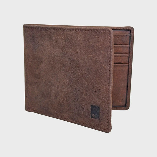 Black and Brown Leather Wallet Dispenser