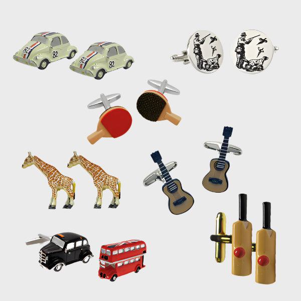 Pack of 20 Themed Cufflinks