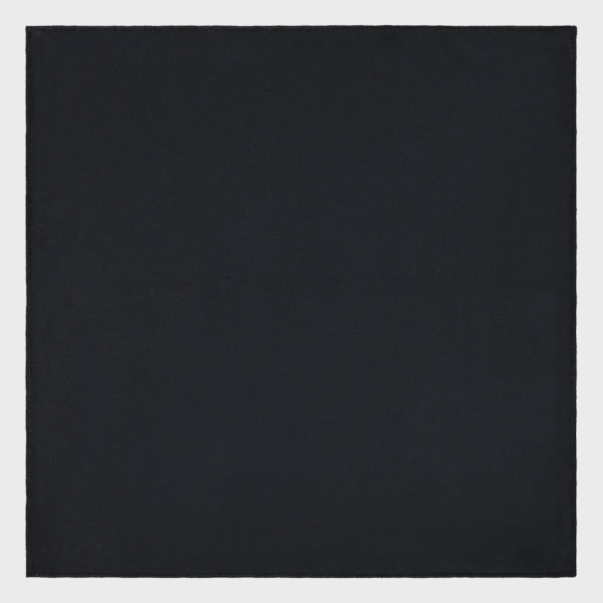 Classic Smooth Pocket Square - Black