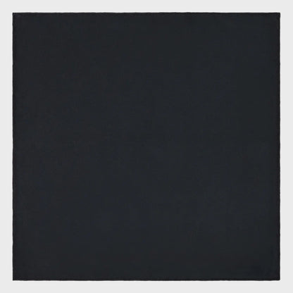 Classic Smooth Pocket Square - Black