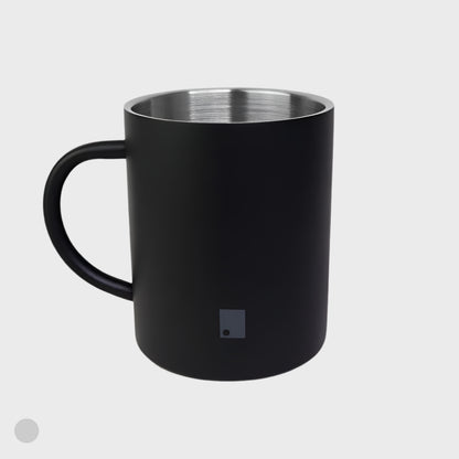 400 ml Matte Stainless Steel Insulated Mug