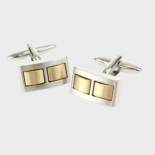 Link Brush Rhodium/Brush Gold