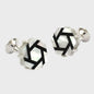 Hexagonal Mother of Pearl Effect Cufflinks
