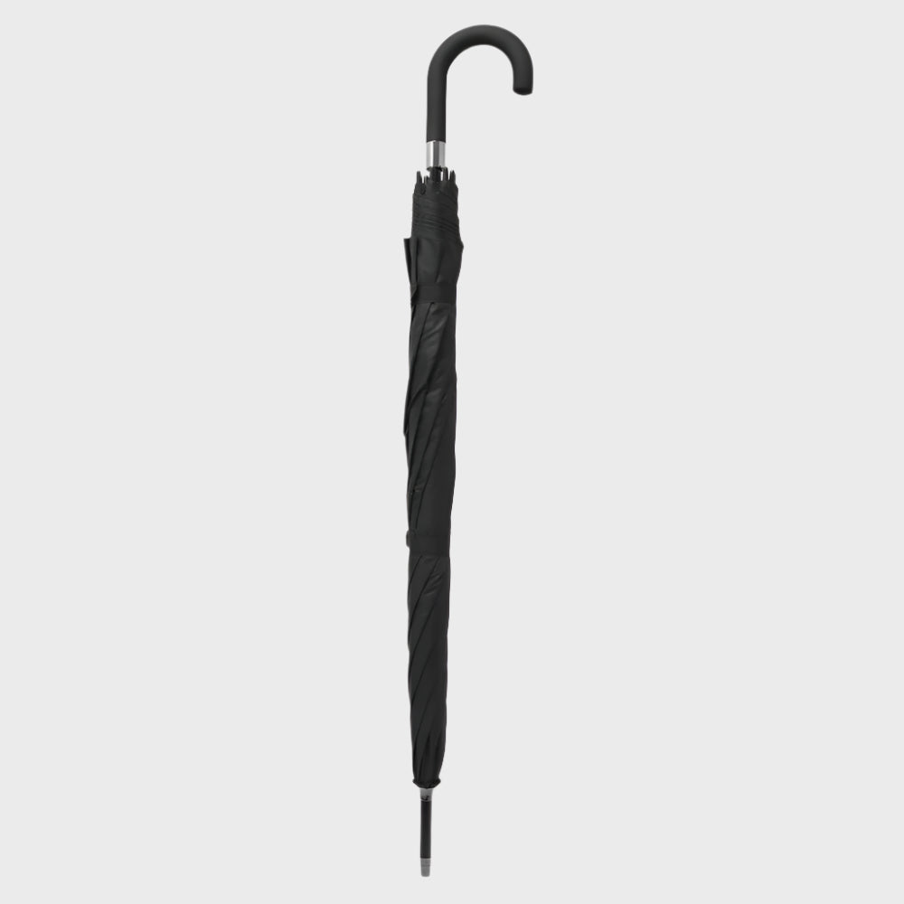 Long Auto Open Umbrella - Black
