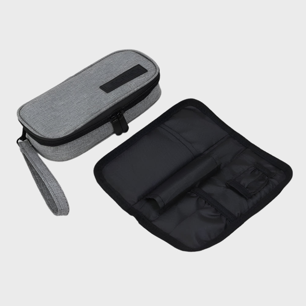 Grey Insulin Cooler Pouch