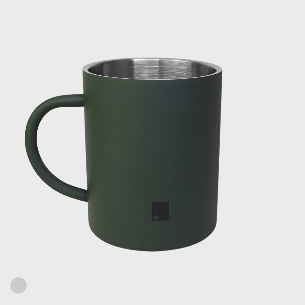 400 ml Matte Stainless Steel Insulated Mug