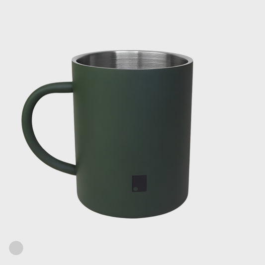 400 ml Matte Stainless Steel Insulated Mug